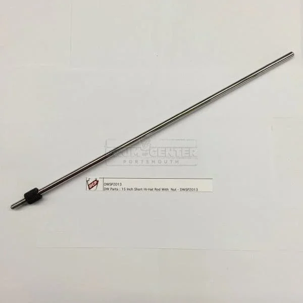 DW DWSP2013 15″ Short Hi Hat Rod w/Nut