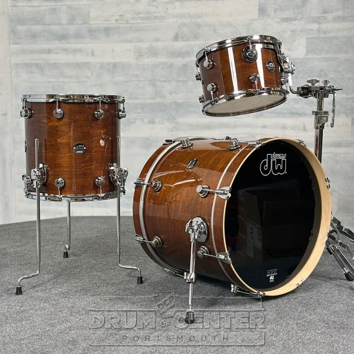 DW Performance 3pc Drum Set 20/12/14 Walnut Lacquer – DCP Exclusive!