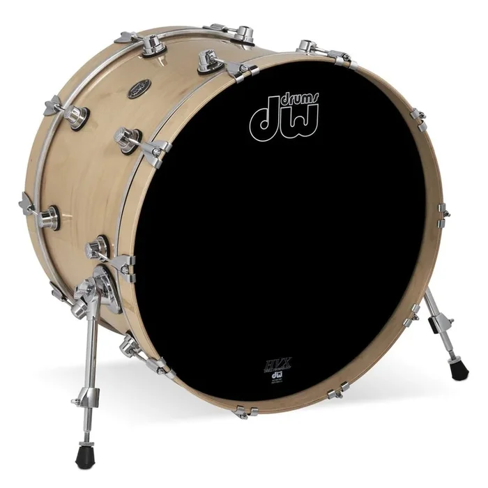 DW Performance Bass Drum 22×14 Natural Lacquer