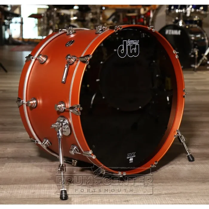 DW Performance Bass Drum 24×14 Hard Satin American Rust