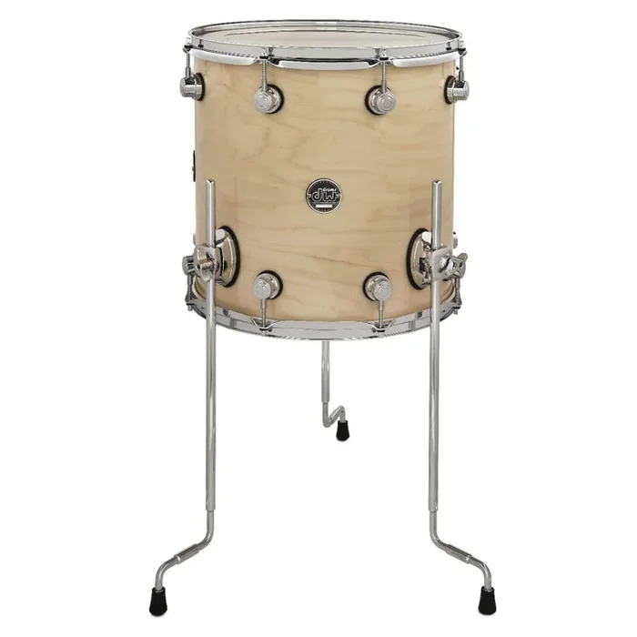 DW Performance Floor Tom 14×14 Natural Lacquer