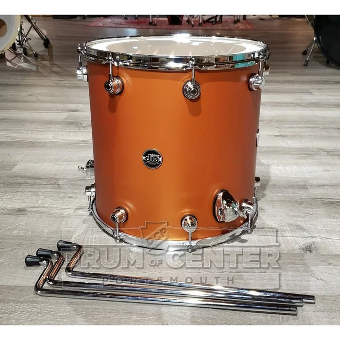 DW Performance Floor Tom 16×16 Hard Satin American Rust