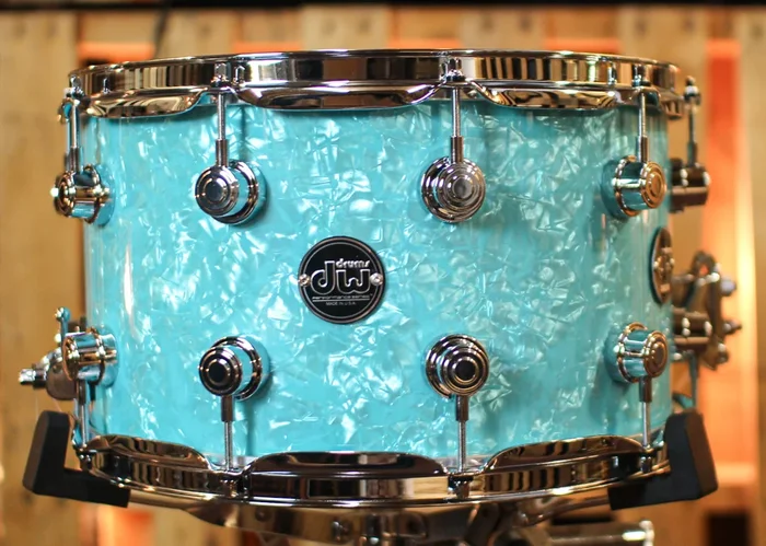 DW Performance Seafoam Marine Snare Drum – 8×14