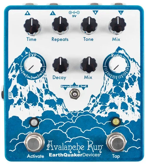 EarthQuaker Devices Avalanche Run v2 Stereo Digital Delay & Reverb