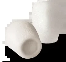 Earthworks PW1 Foam Teardrop Windscreen in White