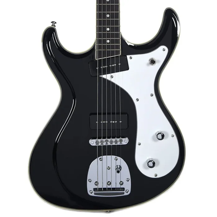 Eastwood Sidejack Baritone Deluxe Black w/Chrome Hardware
