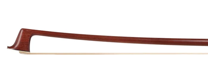 *Egidius Dörfler*** silver violin bow, Ligne Boheme, dark round Pernambuco stick, silver & green grip, 61.3g, GERMANY