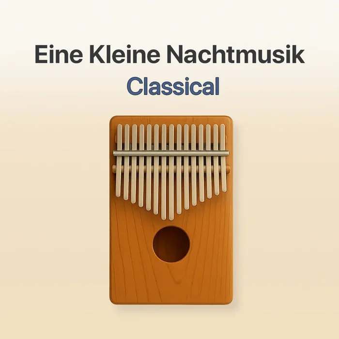 Eine Kleine Nachtmusik – 17 Note Kalimba tab