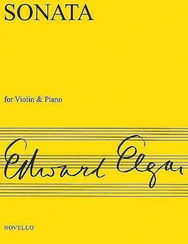 Elgar, Sonata in E Minor Op. 82 for Violin and Piano (Novello)