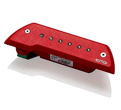 EMG ACS (Red) Soundhole Pickup/Pastilla Bandera