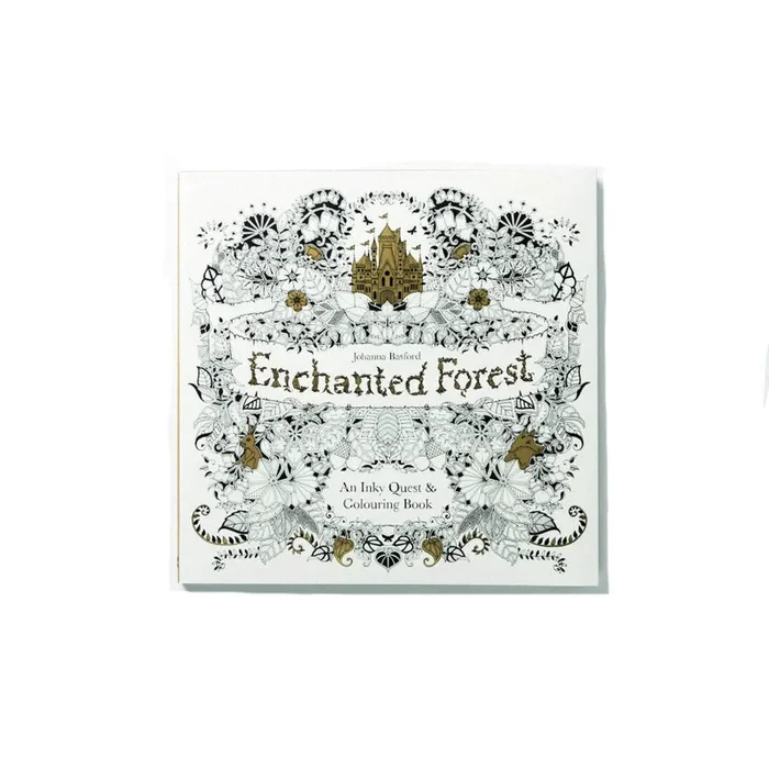 enchanted forest colouring book