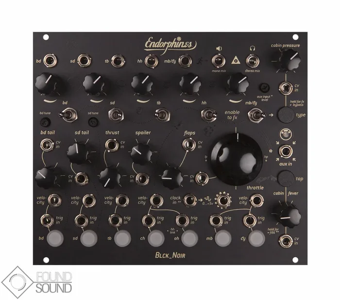 Endorphin.es BLCK_Noir Drum Synthesizer