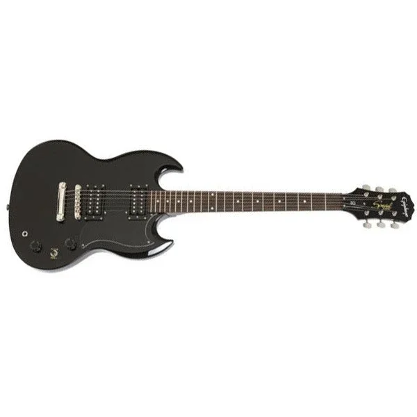 Epiphone ESGSPBBH1-E Electric Guitar, Goth SG-Special LTD, Black