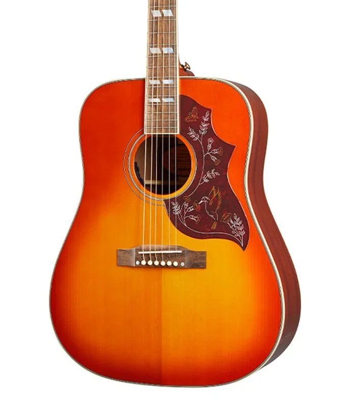Epiphone Hummingbird Acoustic-Electric Guitar – Aged Cherry Sunburst Gloss