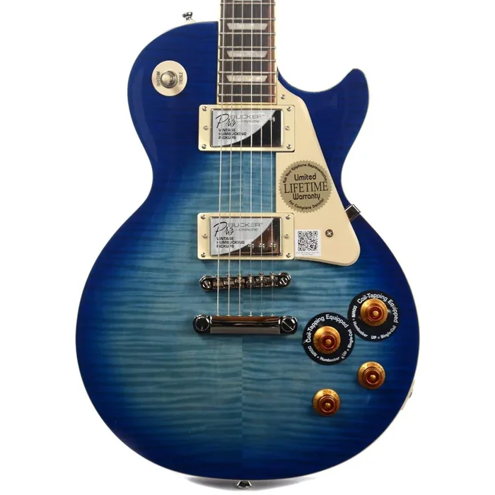 Epiphone Les Paul Standard Plus Top Pro Trans Blue