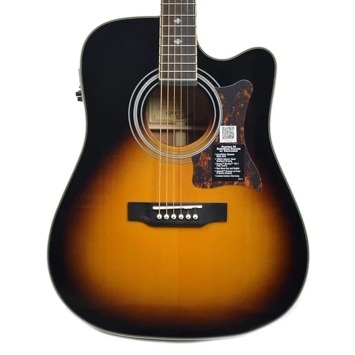 Epiphone Masterbilt DR-500MCE Dreadnought Acoustic-Electric Vintage Sunburst