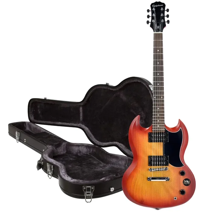 Epiphone SG Special VE Heritage Cherry Sunburst and Epiphone Hardshell Case Bundle