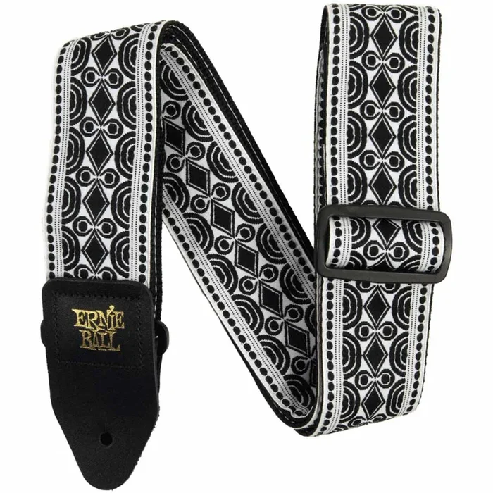 Ernie Ball Classic Jacquard Guitar/Bass Strap – Beatnik Black