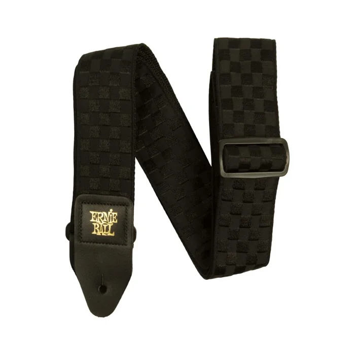 Ernie Ball Jacquard Guitar Strap – Black Checkers