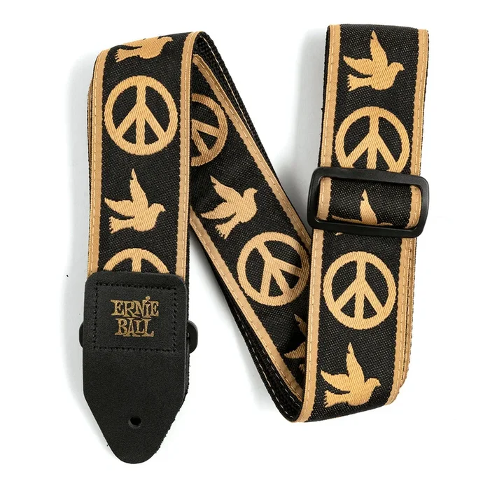 Ernie Ball Jacquard Guitar Strap – Peace Love Dove