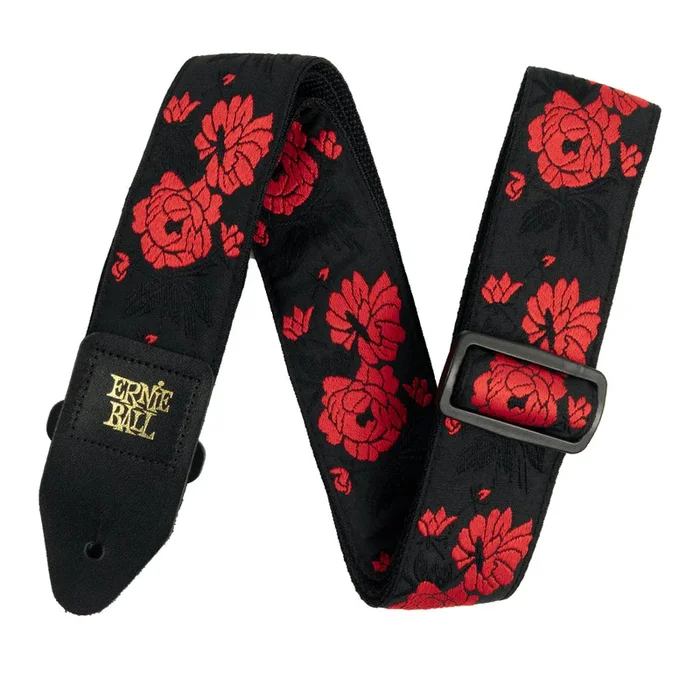 Ernie Ball Jacquard Guitar Strap – Tango Rose