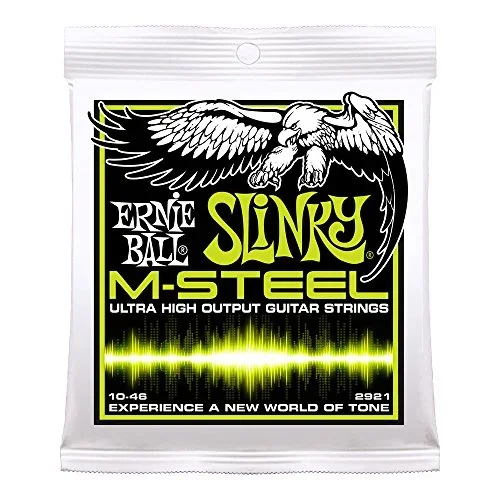 Ernie Ball M-Steel Regular Slinky Set, .010 – .046