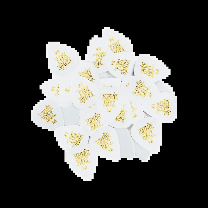Ernie Ball Medium Cellulose Guitar Pick – White