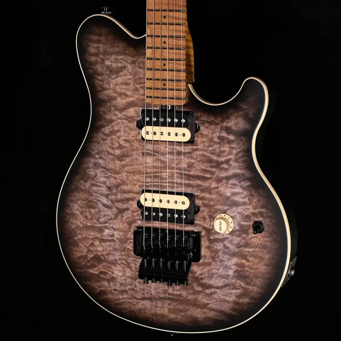 Ernie Ball Music Man Axis Charcoal Cloud Flame (823)