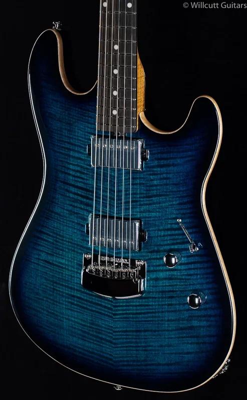 Ernie Ball Music Man Sabre HH Trem Deep Blue Burst (415)