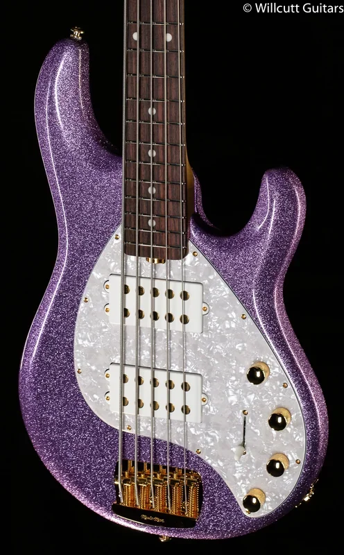Ernie Ball Music Man Stingray Special 5 HH Amethyst Sparkle Bass Guitar
