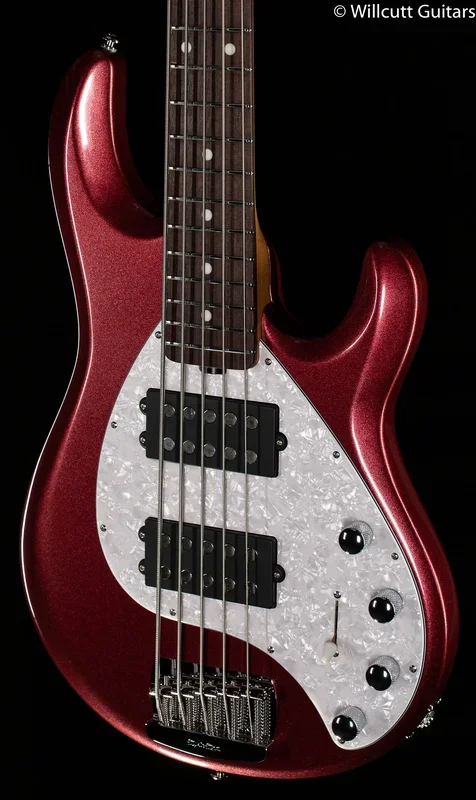 Ernie Ball Music Man Stingray Special 5 HH Maroon Mist