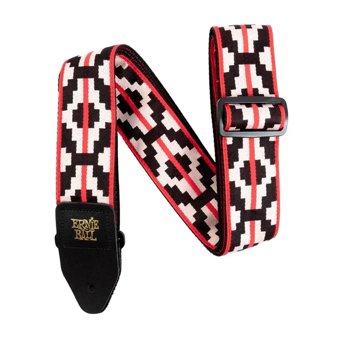Ernie Ball Strap Jacquard Guitar Strap Ristra Red