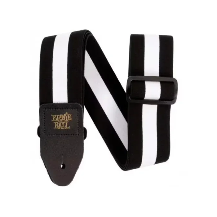 Ernie Ball Stretch Comfort Strap – Racer White