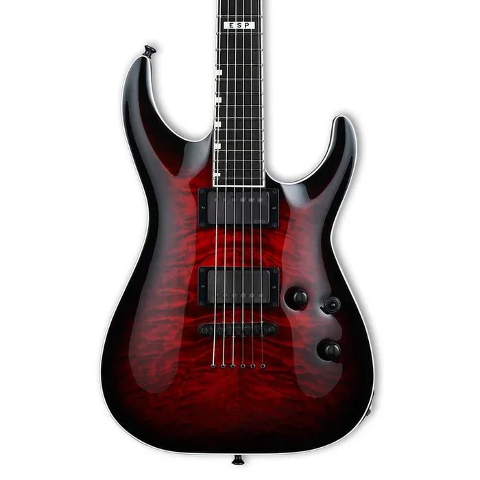 ESP E-II Horizon NT-II Electric Guitar Quilted Maple – See Thru Black Cherry Sunburst