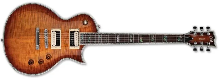 ESP EC-1000 Duncans/Rosewood Electric Guitar – Vintage Burst