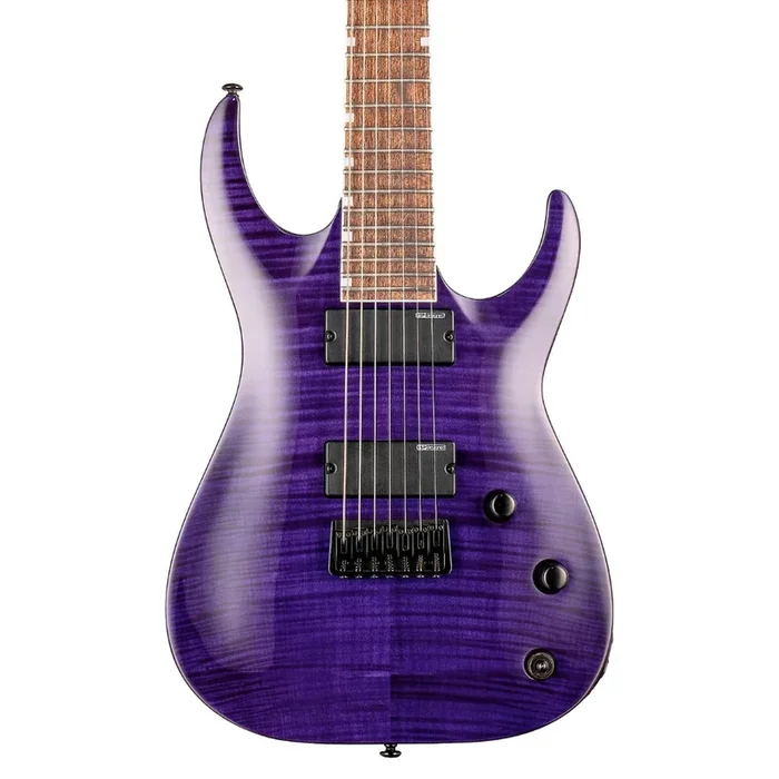 ESP LTD Brian “Head” Welch SH-207 FM 7-String Electric Guitar – See Thru Purple