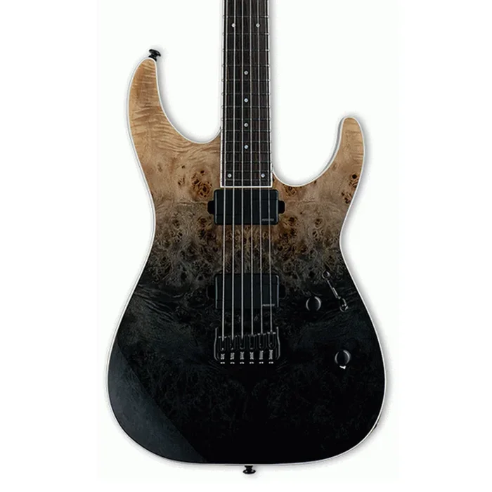 ESP LTD M-1000HT Burled Poplar Top Fishman Fluence Pickups – Black Fade