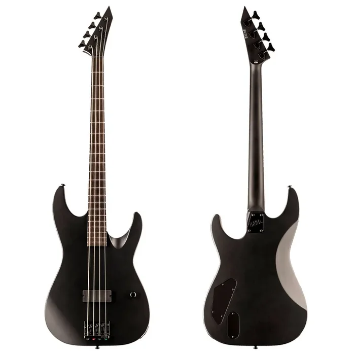 ESP LTD M-4 Black Metal 4-String Bass – Black Satin