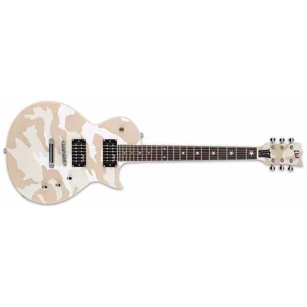ESP LTD WA-200 Willie Adler Signature Electric Guitar (White Camo)