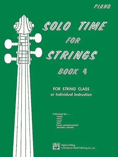 Etling, F.R.: Solo Time for Strings, Bk.4 (piano accompaniment)