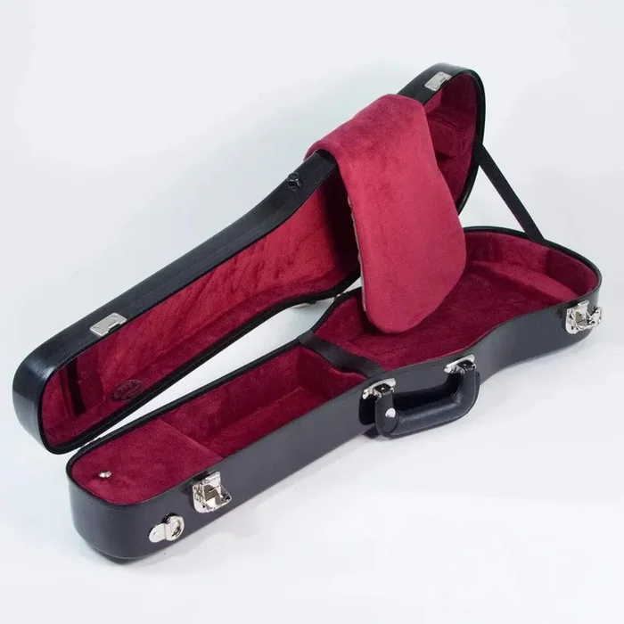 Étui pour violon de forme Bobelock 1007, noir/rouge vin
