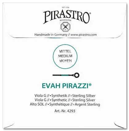 Evah Pirazzi Viola G String – 4/4 – Medium Gauge (Synthetic/Silver)