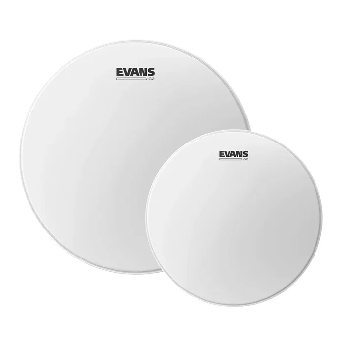 Evans 12/16″ G2 Coated Drumhead (2 Pack Bundle)