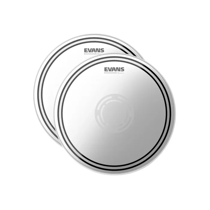 Evans 13″ EC Reverse Dot Snare Drum Batter Head (2 Pack Bundle)