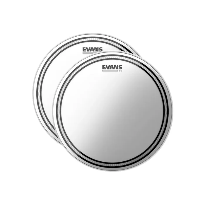 Evans 14″ EC Snare Drum Batter Head (2 Pack Bundle)