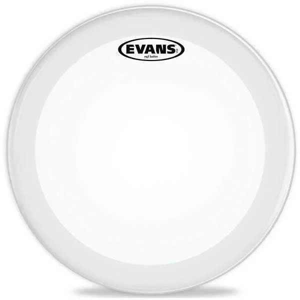 Evans 24″ EQ3 Coated Batter Bass Drumhead