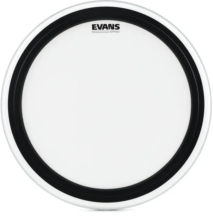 Evans EMAD Coated White Bass Drum Head, 22 Inch BD22EMADCW
