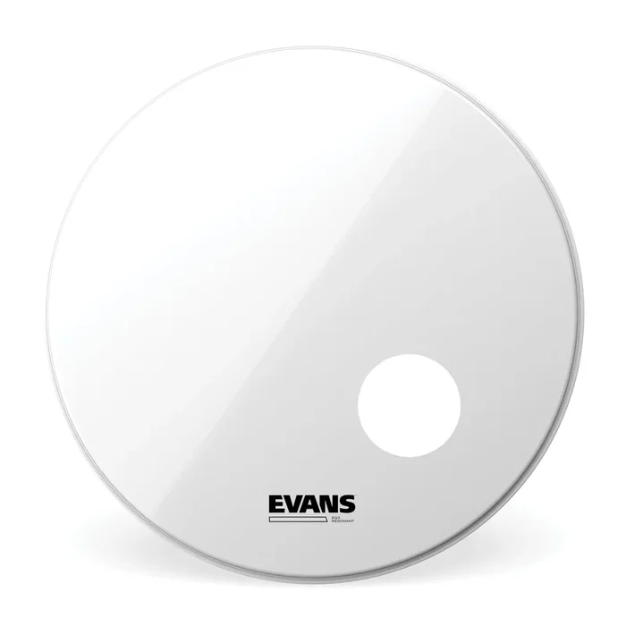 Evans EQ3 Resonant Smooth White Bass Drum Head, 20 Inch