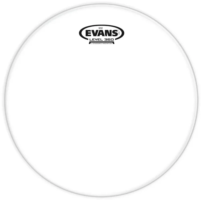 Evans TT12G12 12″ Clear G12 Drum Head