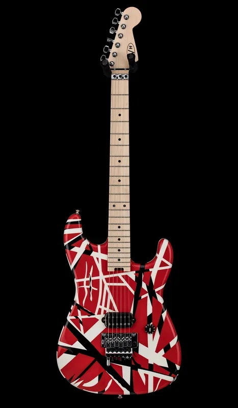 EVH Striped Series – Red with Black Stripes #00196